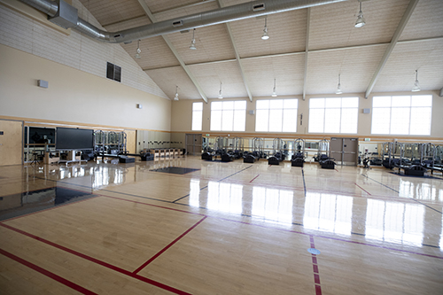 Petaluma Physical Fitness Center - inside the gym